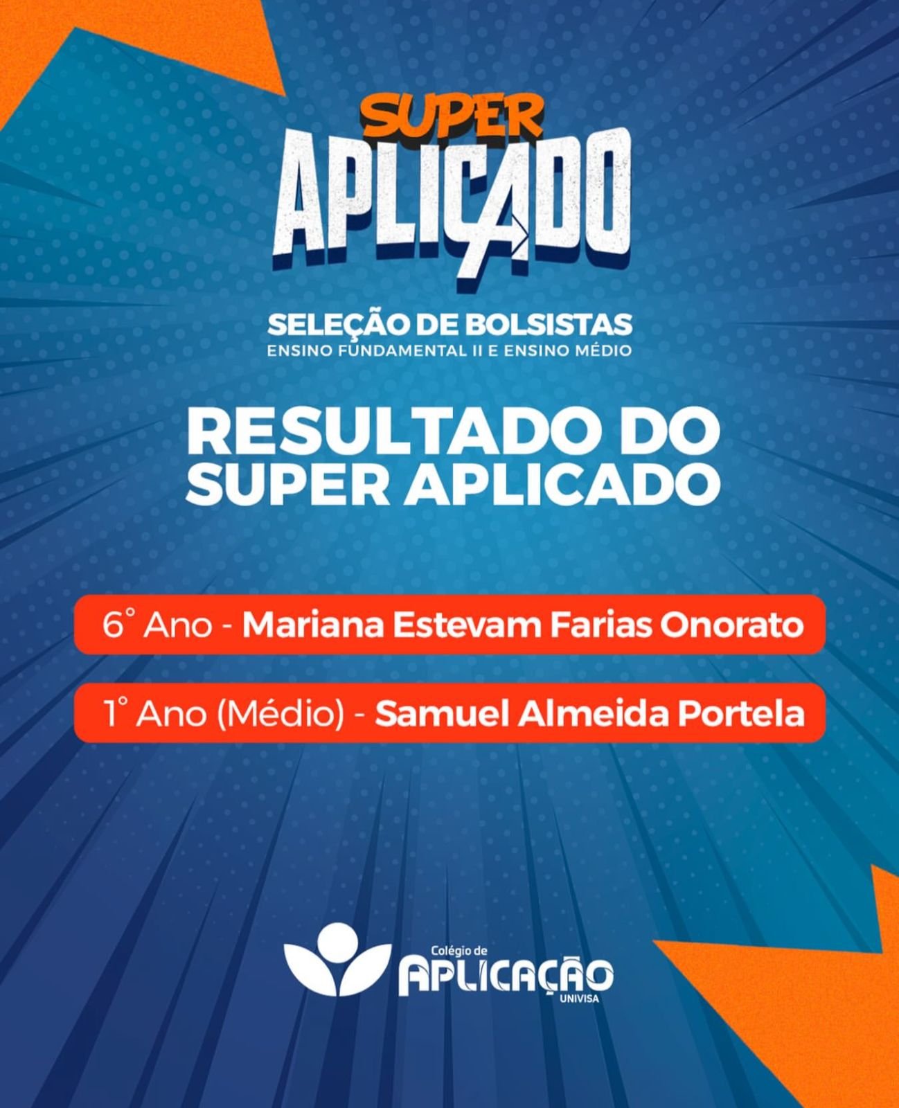 Resultado do Super Aplicado: estudantes são contemplados com bolsasde estudo